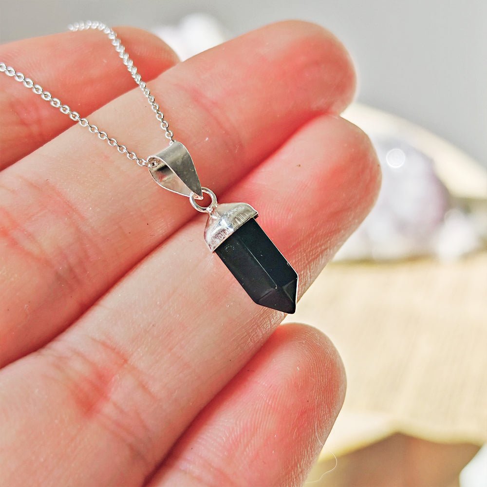 Colgante 'Atum' Ónix y Plata de Ley 925