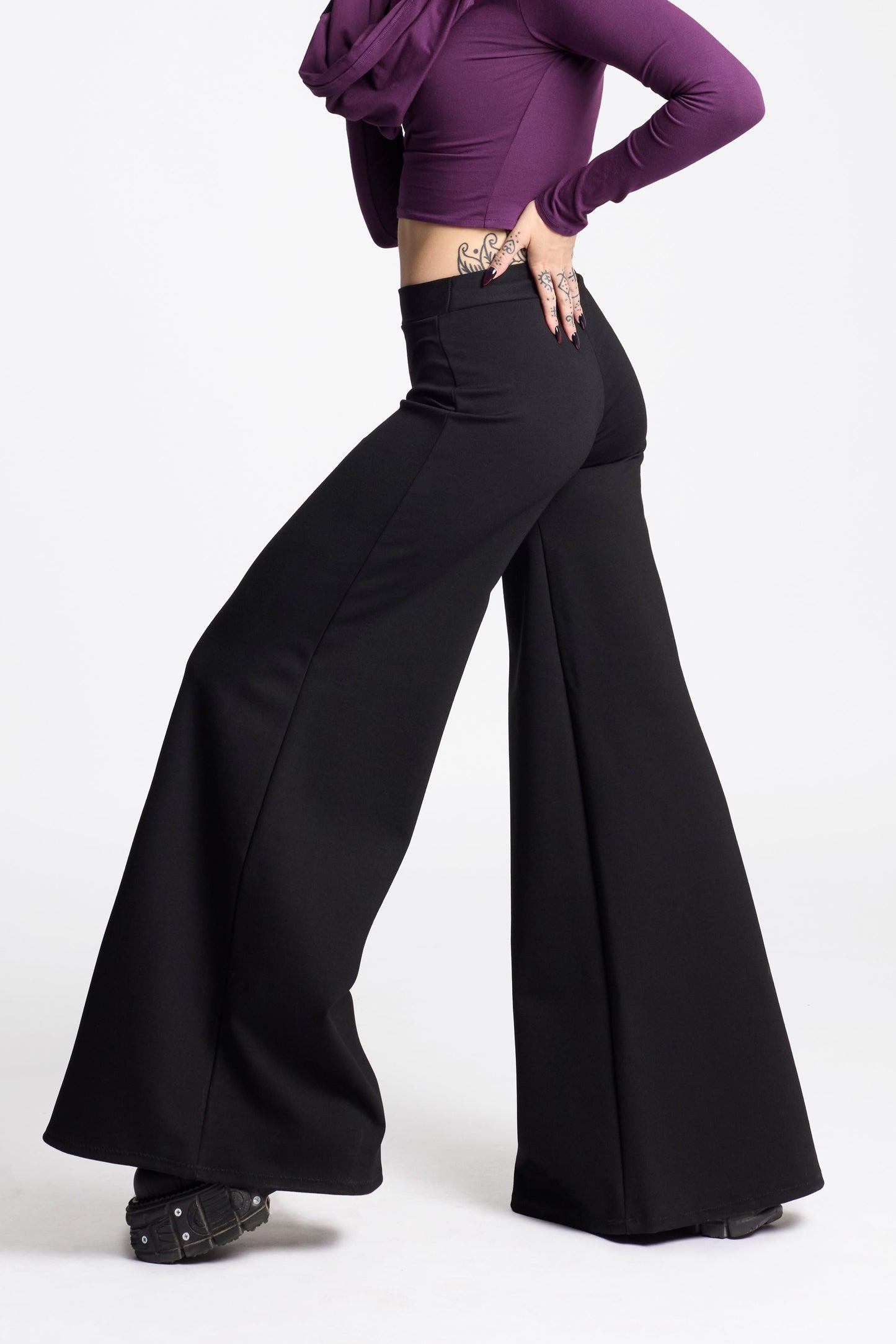 Black Maxi Wide Leg palazzo bottoms
