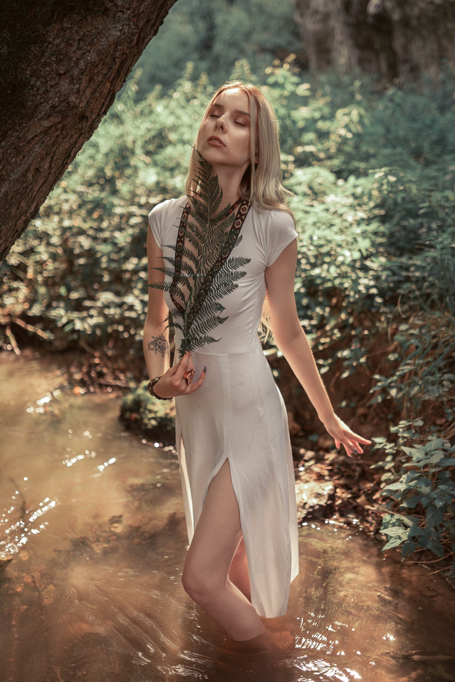 Kali maxi bohemian wedding white dress