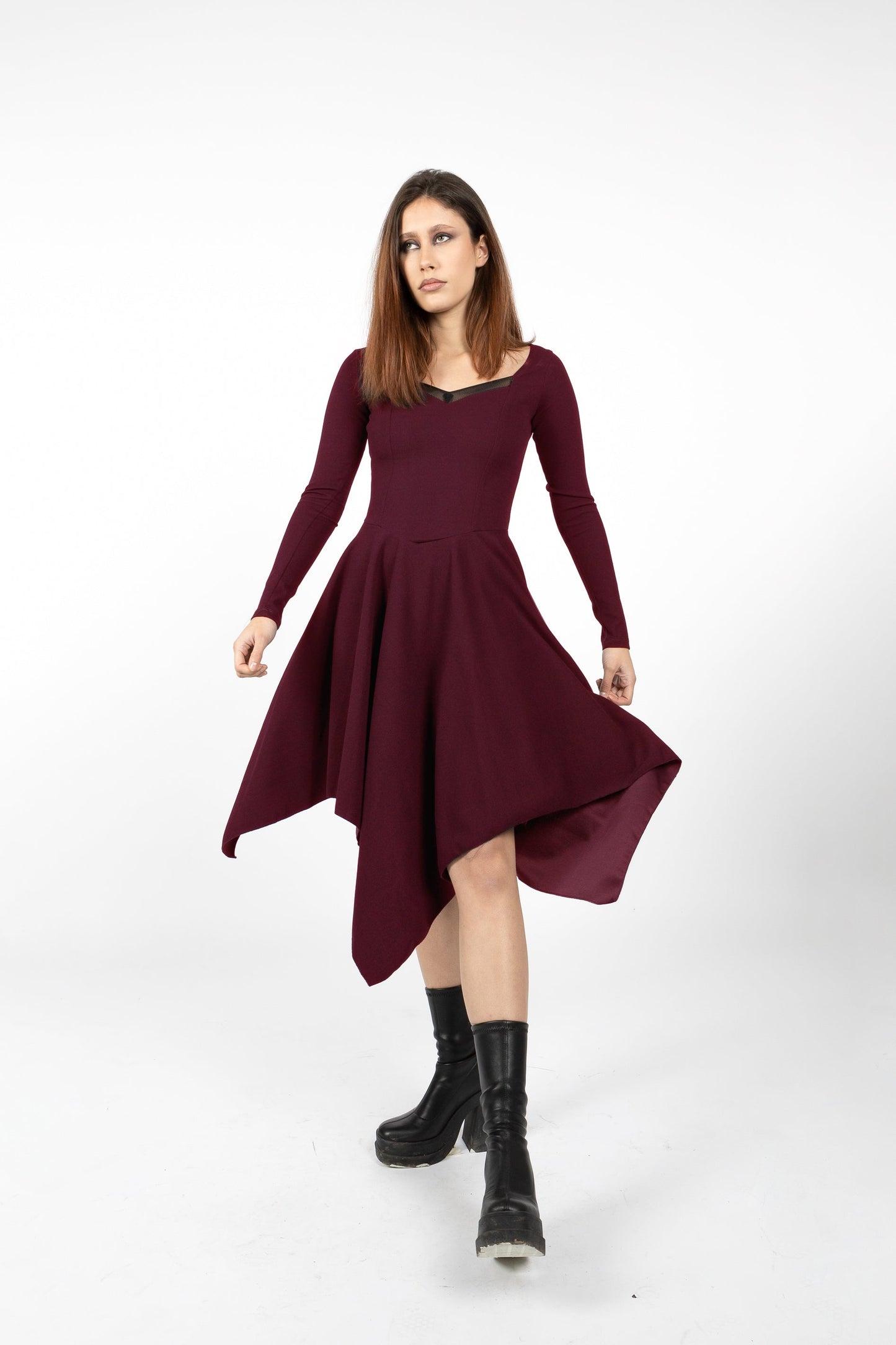 Witch coset faery asymmetric sleeve dress