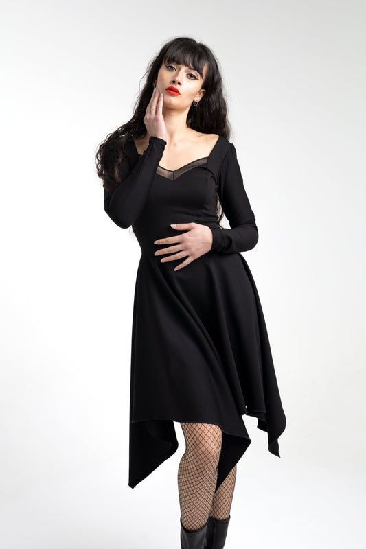 Witch coset faery asymmetric sleeve dress