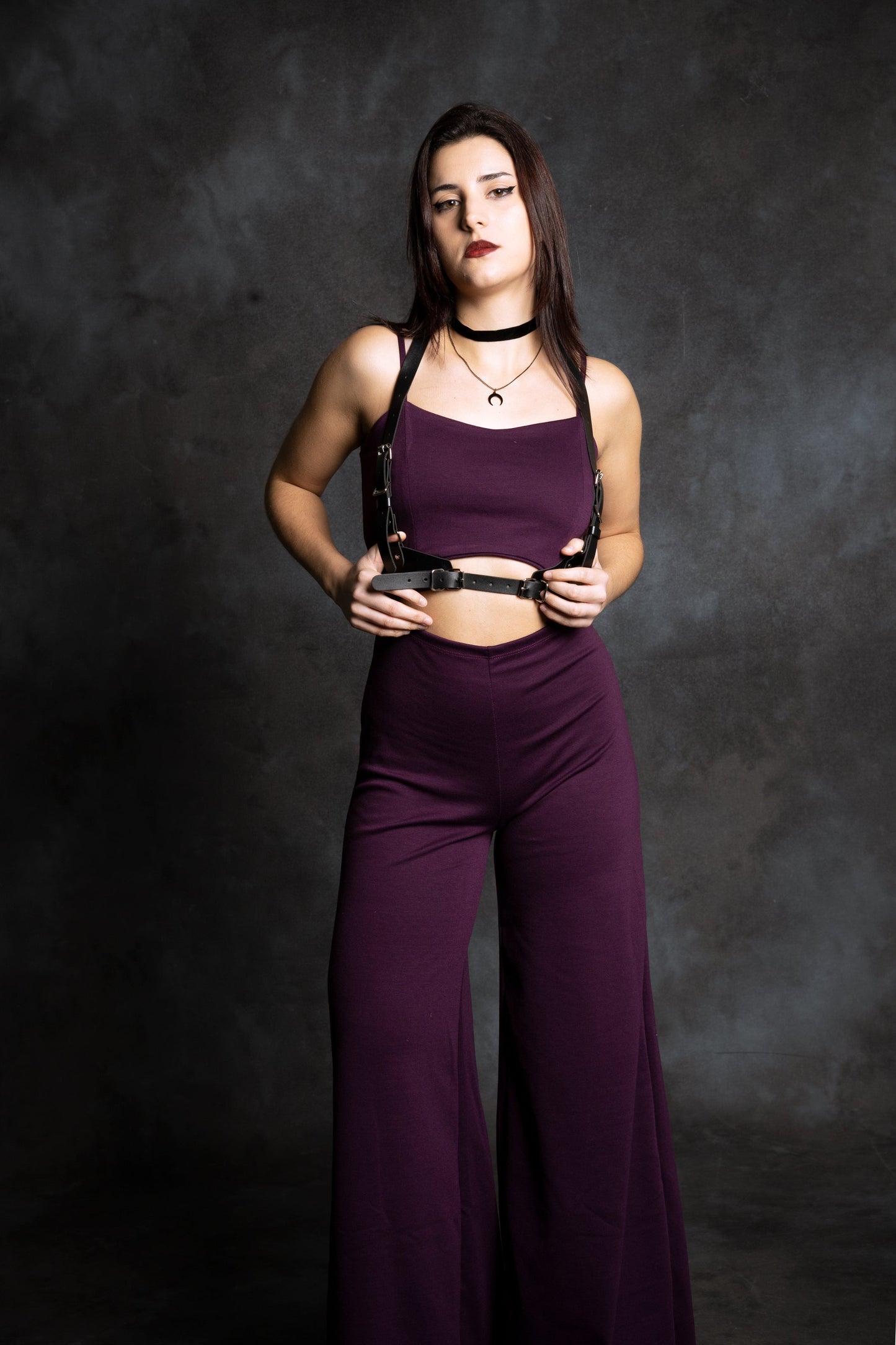 Wide leg jumpsuit Black