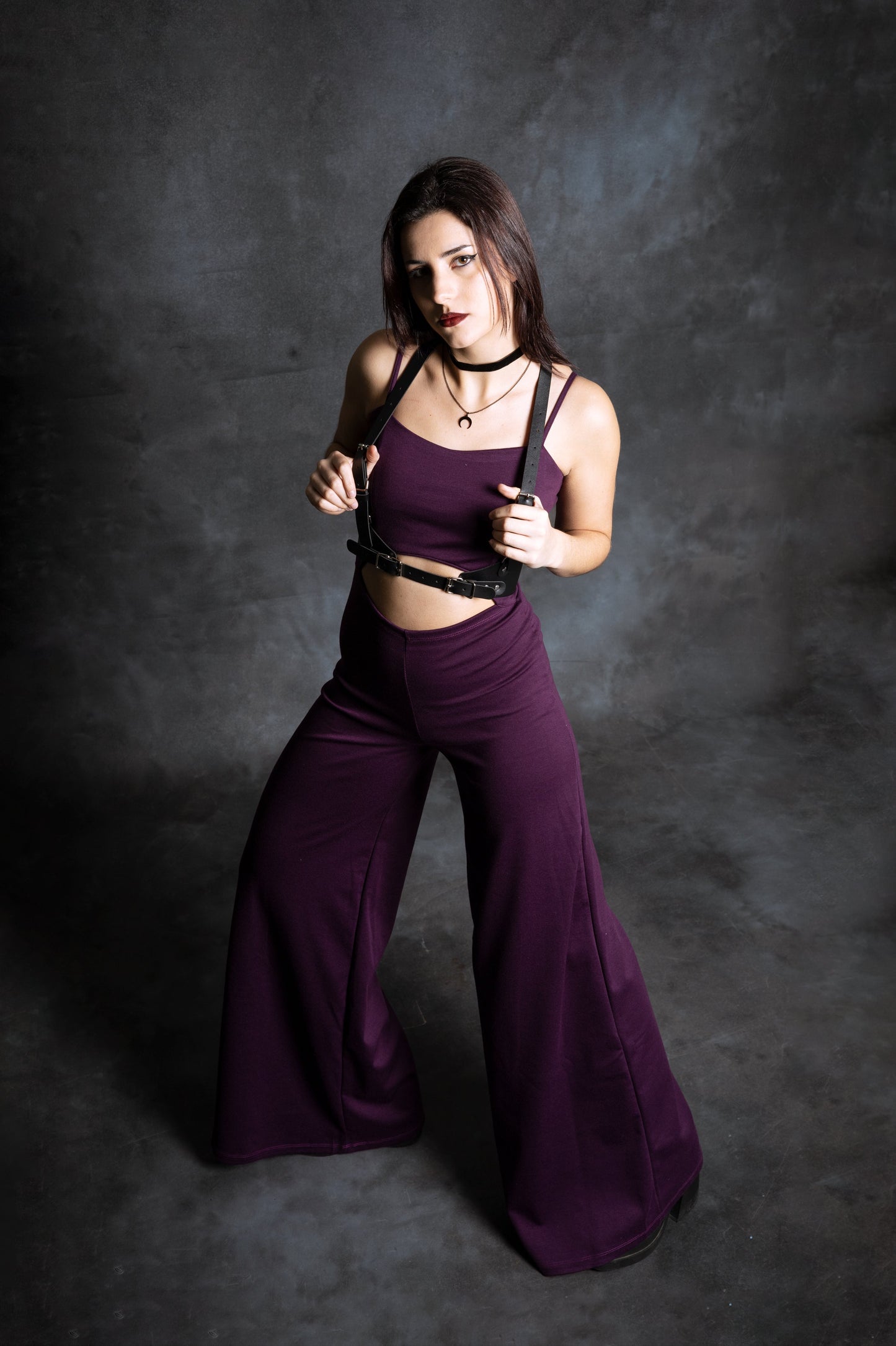 Wide leg jumpsuit Black