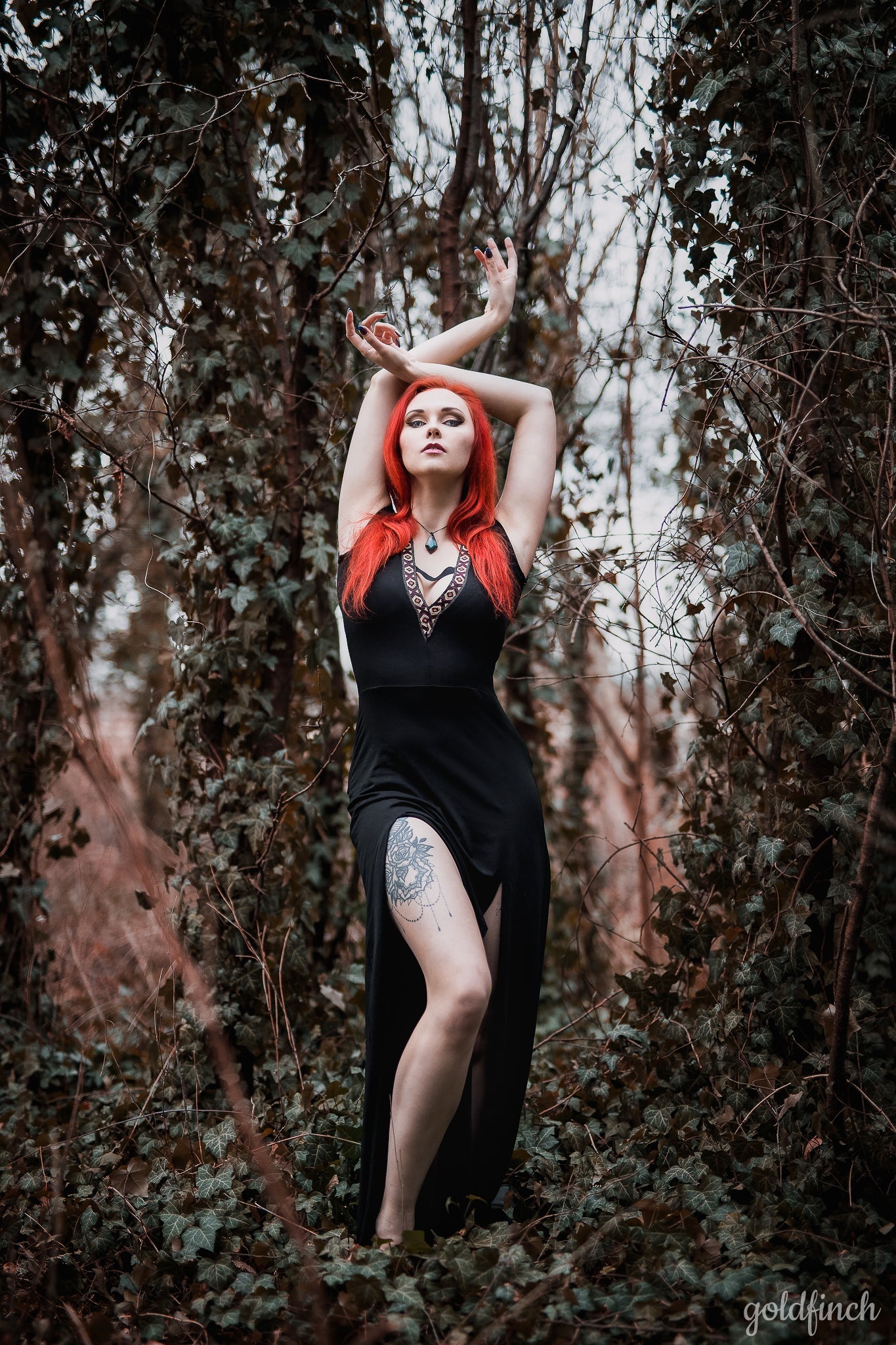 Kali maxi bohemian wedding black dress