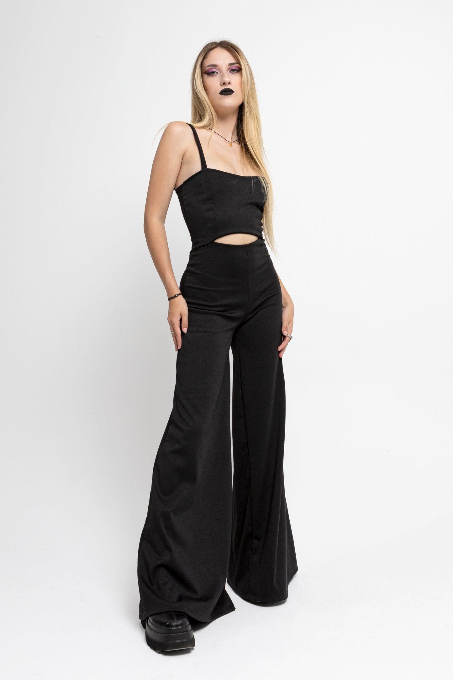 Wide leg jumpsuit Black