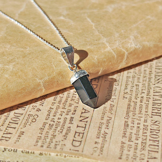 Colgante 'Atum' Ónix y Plata de Ley 925