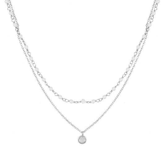 Gargantilla 'Sophia' de Piedra de Luna