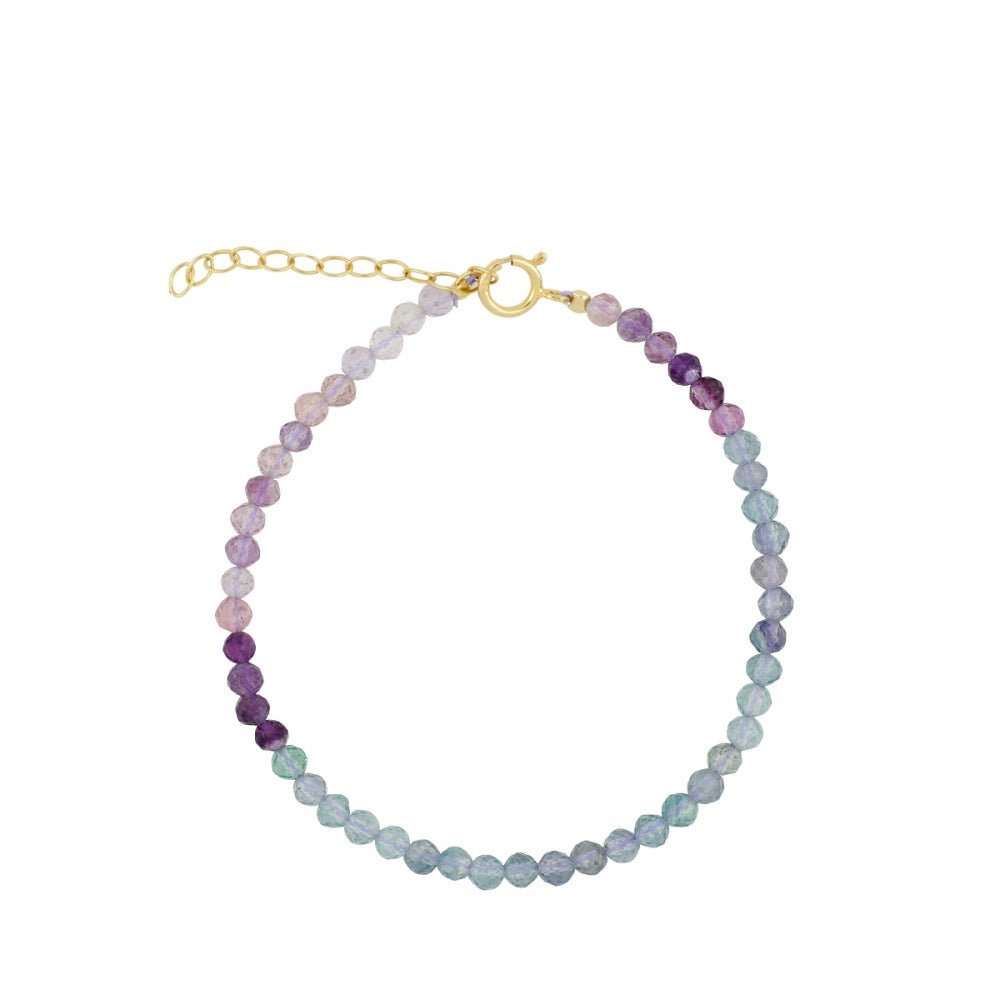 Pulsera 'Nairisa' - Fluorita Arcoiris