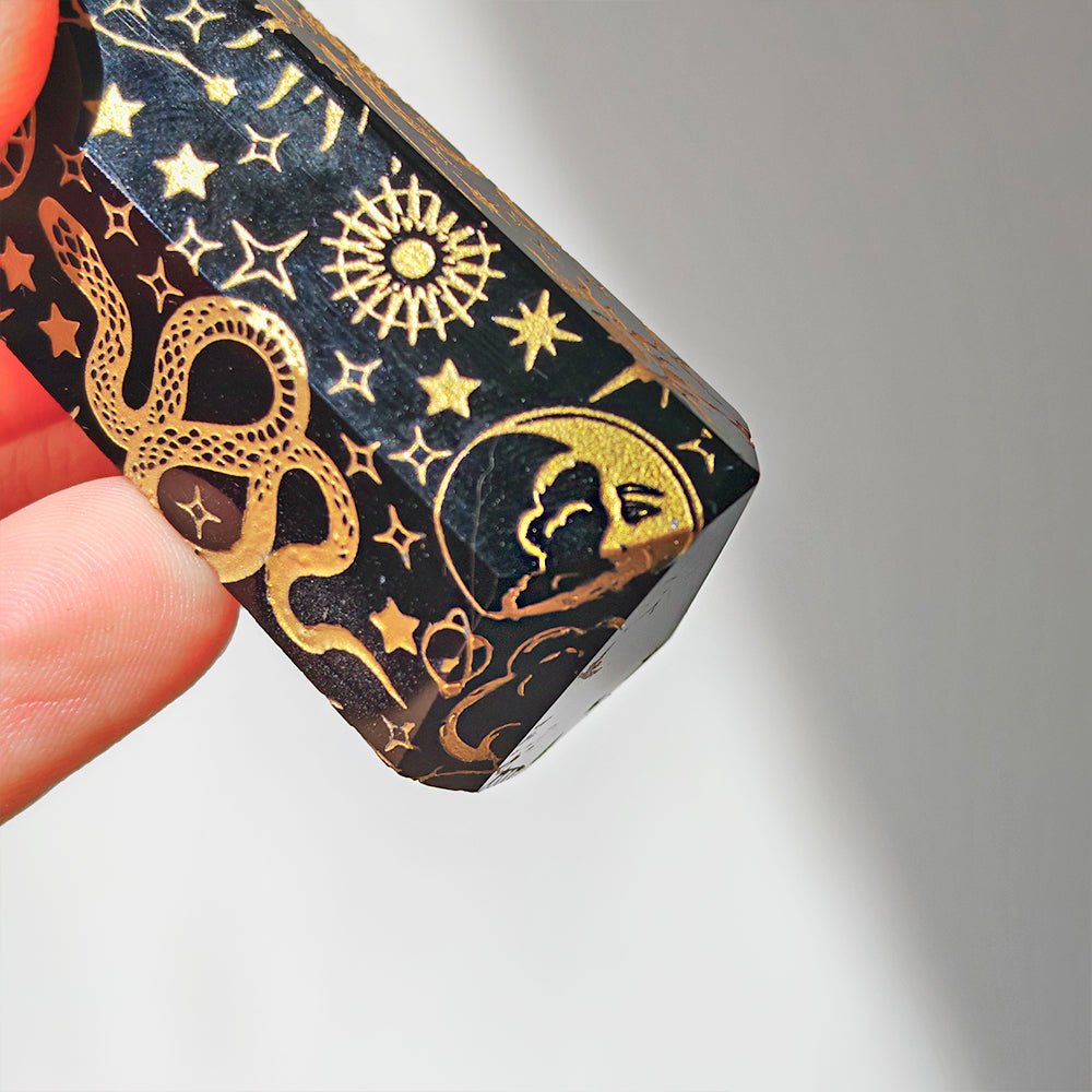 Punta de Obsidiana Negra 'Mistica' 01 - Edición imperfecta